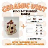 Pinch Pot Bundle/ Introduction to Ceramics/ Step by Step I
