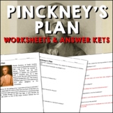 Pinckney's Plan US Constitution Reading Worksheets and Ans