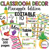Pineapple Classroom Decor