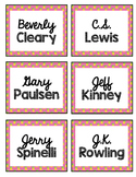 Pineapple Classroom Library Labels (Upper Elementary/Middl