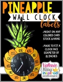 Pineapple Clock Number Labels