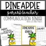 Pineapple Communication Binder - Editable