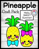 Pineapple Craft Activity - Hawaii, Beach, End of Year, Sum