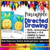Pineapple Directed Drawing Art Project Craft & Writing for