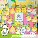 Tropical Classroom Decor Pineapple Door with Name Tags