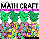 Pineapple Math Craft | Summer End of Year Bulletin Board A