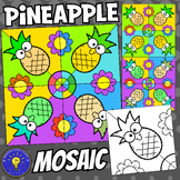 Pineapple Mosaic Art Project | Summer Collaborative - Radi