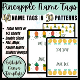 Pineapple Name Tags & Tents: 20 Tropical Summer patterns f