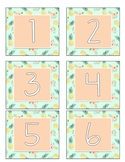 Pineapple Number Labels