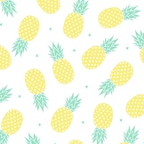 Pineapple Teal & Yellow Theme Background Image