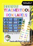 Pineapple Theme- TEACHER TOOLBOX LABELS!