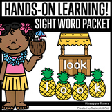 Pineapple Themed Sight Word Packet