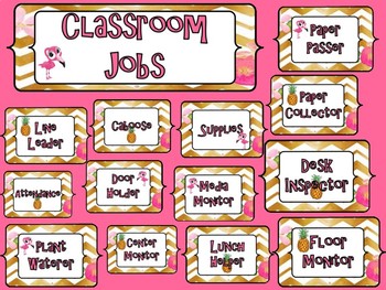 Classroom Chore Chart