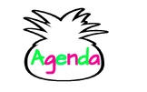 Pineapple themed daily agenda