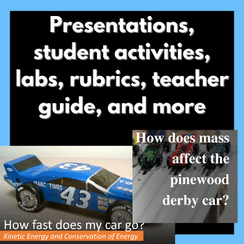 Complete Physics Lecture Pinewood Derby Car Kit