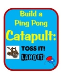Ping Pong Catapult STEM Engineering Science Challenge- Sim