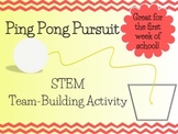 Ping Pong Pursuit- STEM Team Building Activity