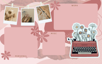 Pink Aesthetic Desktop Wallpaper by Eleven Oh Nine Designs | TPT