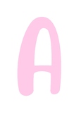 Pink Alphabet Letters
