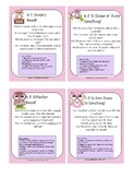 Pink Behavior Cards 4 - Special Order