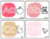 Pink Boho Alphabet Flashcards- ENGLISH (into reading aligned)