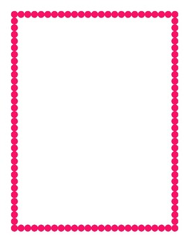 border line clip art pink