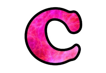 decorative letter c clipart