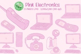 Pink Electronics Clipart