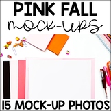 Pink Fall Mock-up Images | Mock-up Photos | Styled Photography