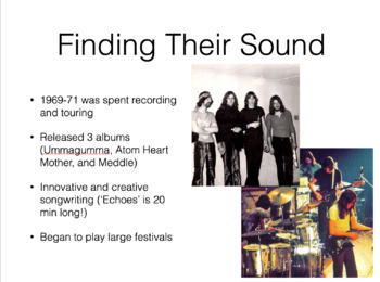 Preview of Pink Floyd Presentation (PowerPoint)