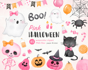 pink witch clip art