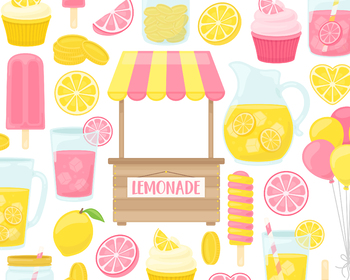 Lemon Clipart Lemonade Pitcher - Lemonade,png download