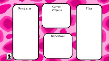 Preview of Pink Leopard Desktop Organizer