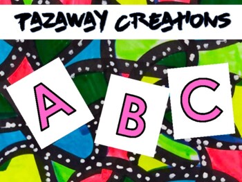 Preview of Pink Letters for Cut-outs | Classroom Decoration/Labels| -Capital Letters A-Z