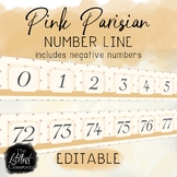 Pink Parisian Number Line