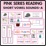 CVC Word Builder For Short a Pink Series with Moveable Alp