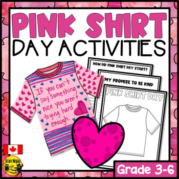 Preview of Pink Shirt Day Activities | Anti-Bullying Lesson