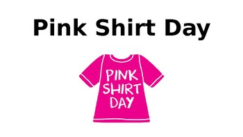 Preview of Pink Shirt Day/Anti-Bullying Adapted Book/Social Story