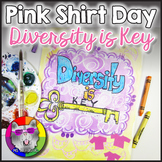Pink Shirt Day Art Lesson, Diversity is Key Art Project Activity