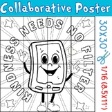 Kindness Project Collaborative Coloring Poster: Kindness N