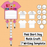 Pink Shirt Day Math Craft Anti Bullying Activities Bulleti