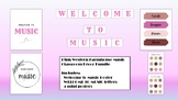 Pink Western Farmhouse Music Classroom Decor Bundle