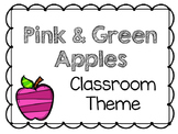 Pink and Green Apple Classroom Theme Pack