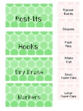 Pink and Green Sunspots - Teacher Toolbox Labels
