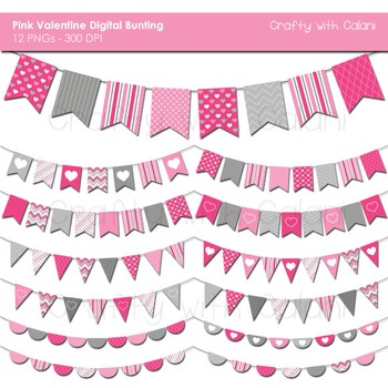 pink triangle banner clipart