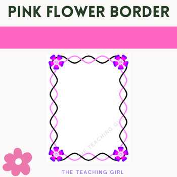 baby pink border design