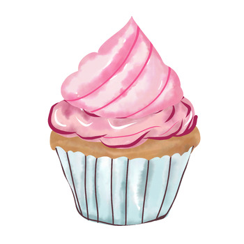 Preview of Pink cupcake