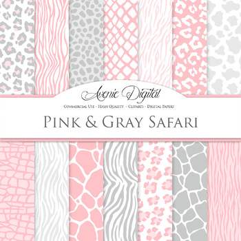 pink and gray wrapping paper