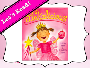 Preview of Pinkalicious by Victoria and Elizabeth Kann Vocabulary Visuals (for ELLs)