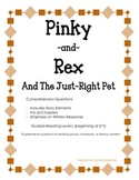 Pinky and Rex and the Just-Right Pet - Comprehension Sheets
